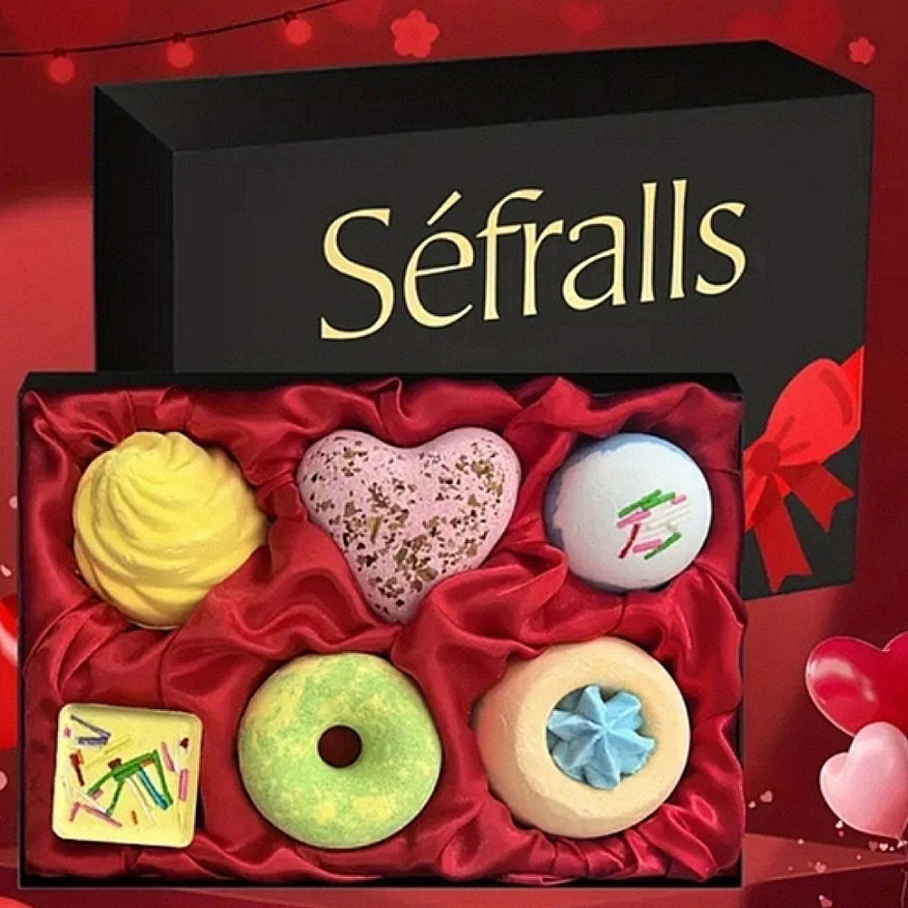 🆕️SCENTED DESSERT BATH BOMB/ BUBBLE BATH 6 PIECE GIFT BOX SET Y2K SPA BATH - Picture 5 of 10